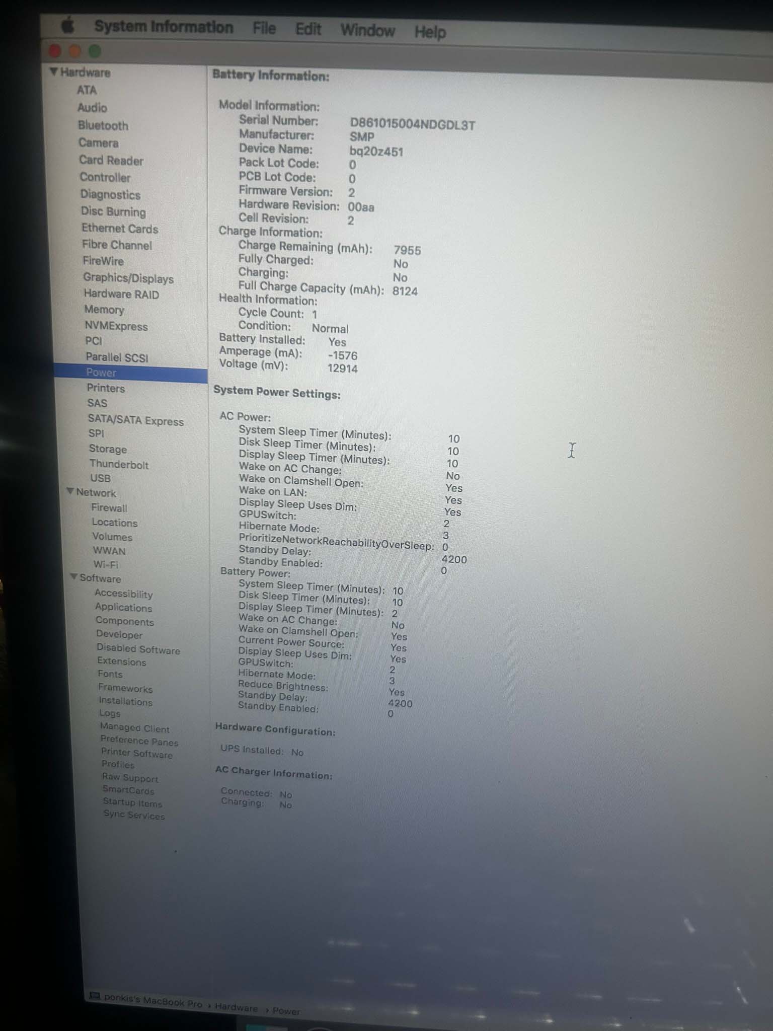 Battery Diagnostics