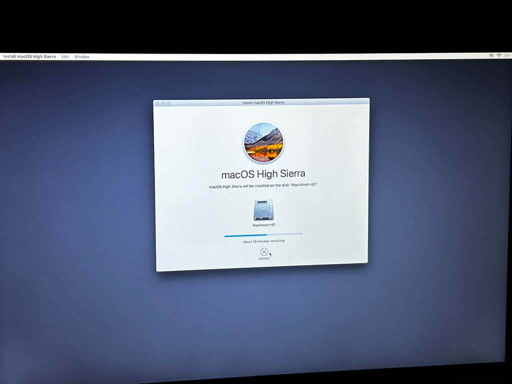 High Sierra Installation