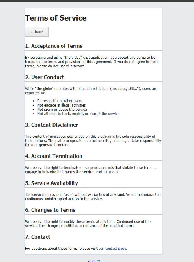 Terms and conditions