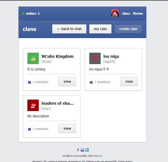 Better clan UI