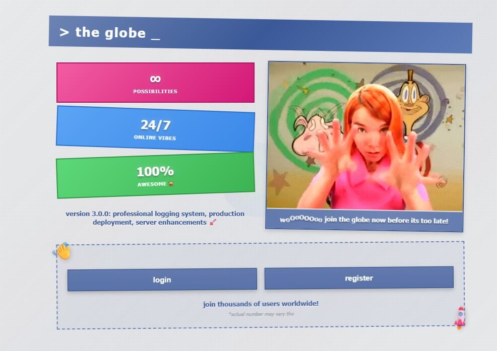 Final welcome screen